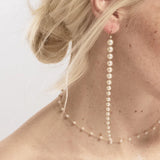 June-Pearl Dainty Birthstone Necklace