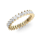 1.5 TCW Marquise Lab-Grown Diamond Full Eternity Wedding Band