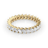 1.5 TCW Marquise Lab-Grown Diamond Full Eternity Wedding Band