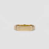 Signet Rectangular Wedding Band