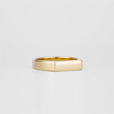 Signet Rectangular Wedding Band