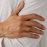 Signet Wedding Band