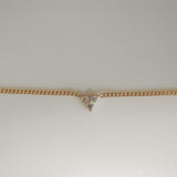 0.05 TCW Round Lab-Grown Diamond Multi Stone Necklace
