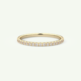 0.50 TCW Round Shaped Moissanite Full Eternity Wedding Band (US Size 8.25)