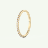 0.50 TCW Round Shaped Moissanite Full Eternity Wedding Band (US Size 8.25)