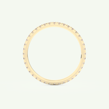 0.50 TCW Round Shaped Moissanite Full Eternity Wedding Band (US Size 8.25)