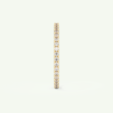 0.50 TCW Round Shaped Moissanite Full Eternity Wedding Band (US Size 8.25)