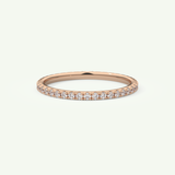 0.50 TCW Round Shaped Moissanite Full Eternity Wedding Band (US Size 8.25)