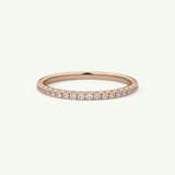 0.50 TCW Round Shaped Moissanite Full Eternity Wedding Band (US Size 8.25)