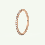 0.50 TCW Round Shaped Moissanite Full Eternity Wedding Band (US Size 8.25)