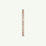 0.50 TCW Round Shaped Moissanite Full Eternity Wedding Band (US Size 8.25)