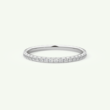 0.50 TCW Round Shaped Moissanite Full Eternity Wedding Band (US Size 8.25)