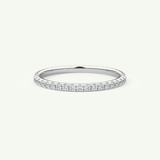 0.50 TCW Round Shaped Moissanite Full Eternity Wedding Band (US Size 8.25)