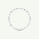 0.50 TCW Round Shaped Moissanite Full Eternity Wedding Band (US Size 8.25)
