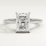 2.0 CT Radiant Cut Solitaire Lab-Grown Diamond Engagement Ring