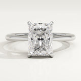 2.0 CT Radiant Cut Solitaire Lab-Grown Diamond Engagement Ring