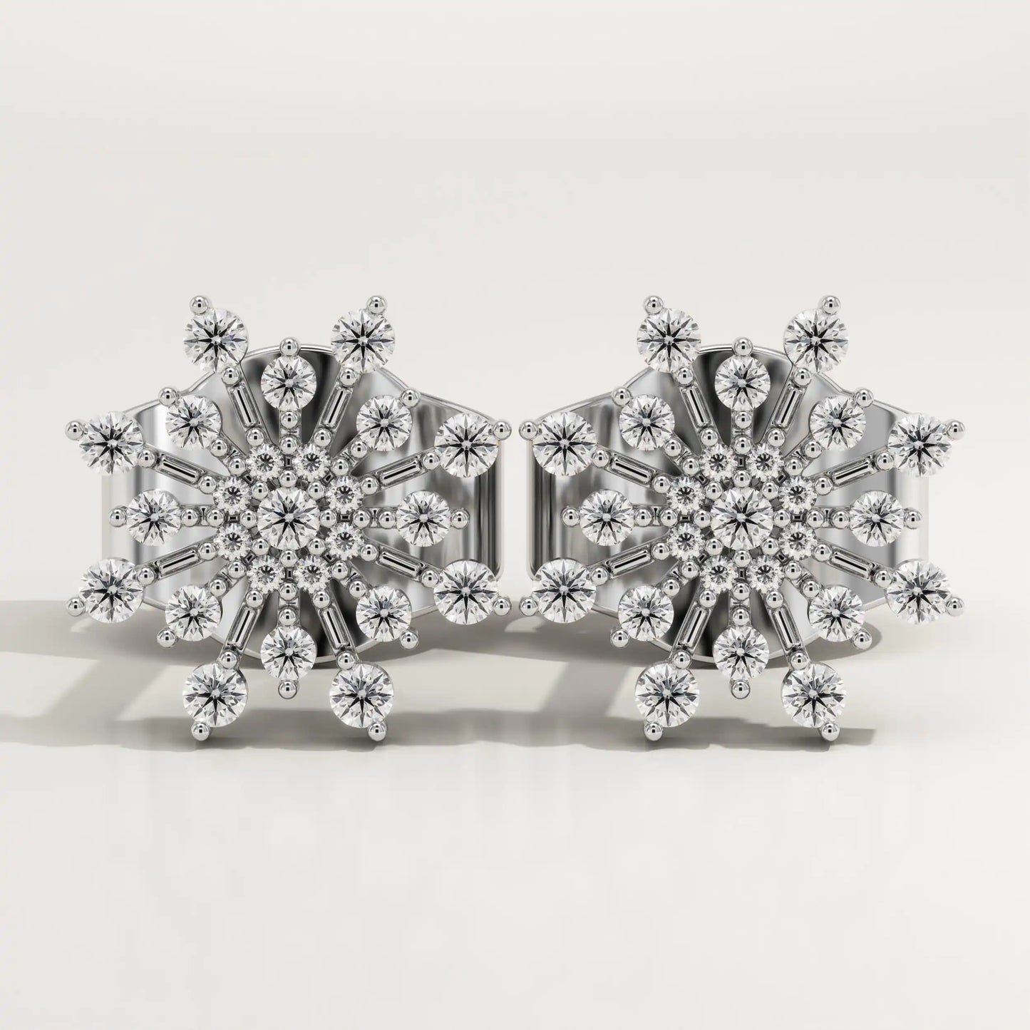 0.408 TCW Round Lab-Grown Diamond Stud Earrings