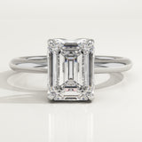 1.75 CT Emerald Cut Solitaire Lab-Grown Diamond Engagement Ring