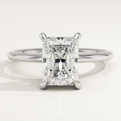 Radiant Cut Solitaire Lab-Grown Diamond Engagement Ring