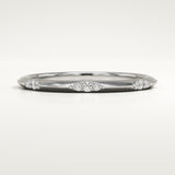 0.09 TCW Round Cut Lab-Grown Diamond Wedding Band