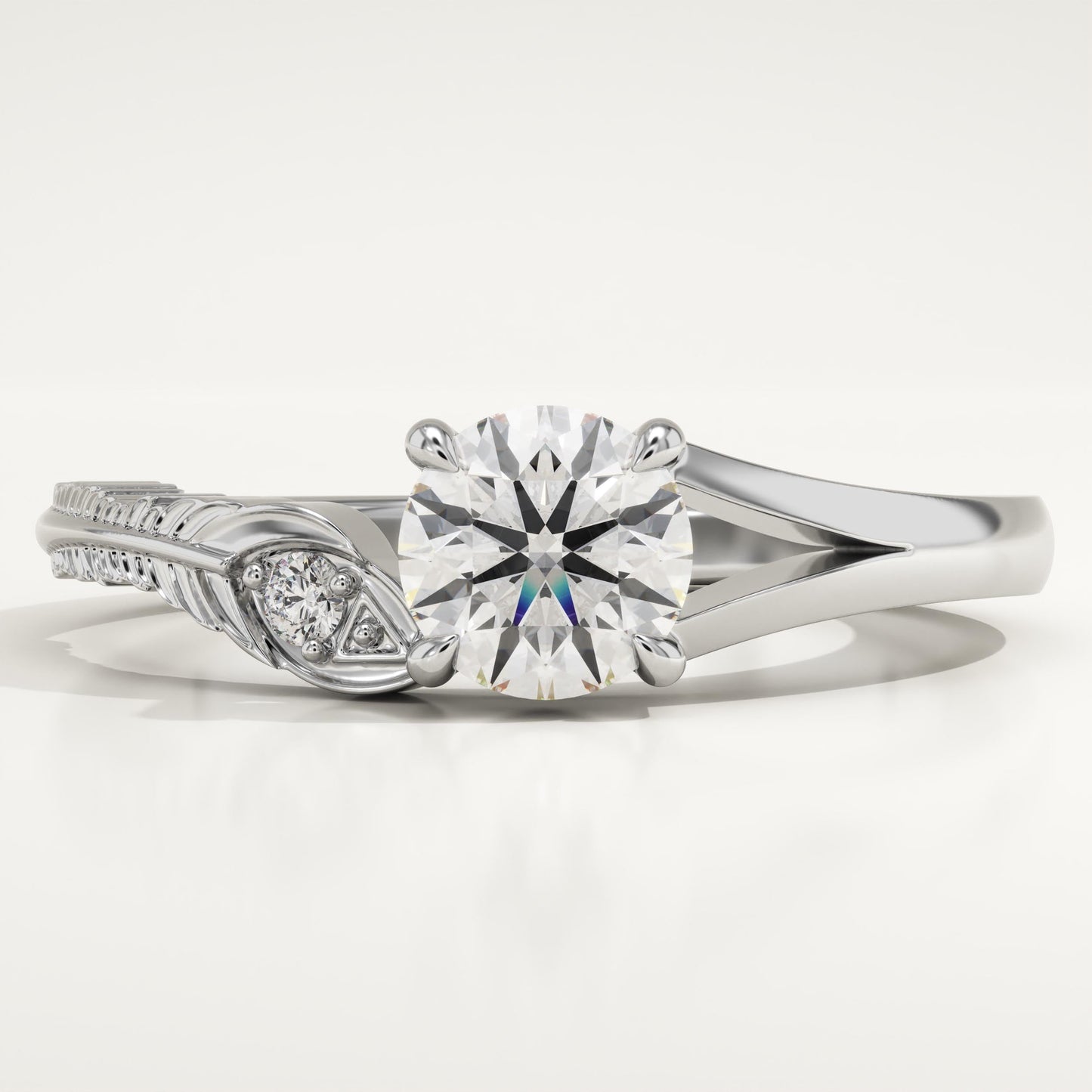 0.775 Round Cut Toi Et Moi Lab-Grown Diamond Engagement Ring