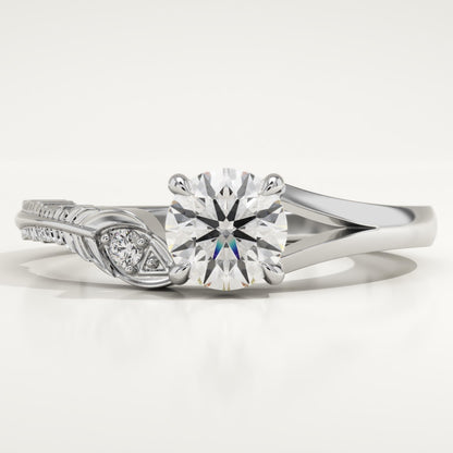 0.775 Round Cut Toi Et Moi Lab-Grown Diamond Engagement Ring