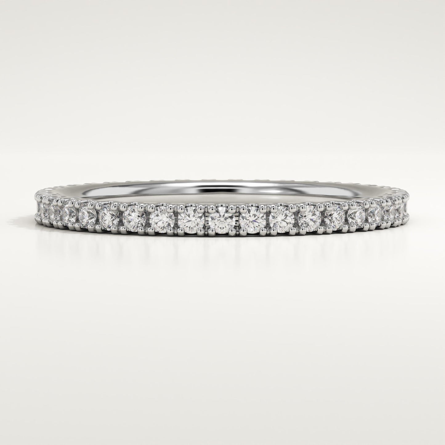0.33 TCW Round Lab-Grown Diamond Full Eternity Wedding Band
