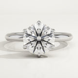1.5 CT Round Cut Solitaire Lab-Grown Diamond Engagement Ring