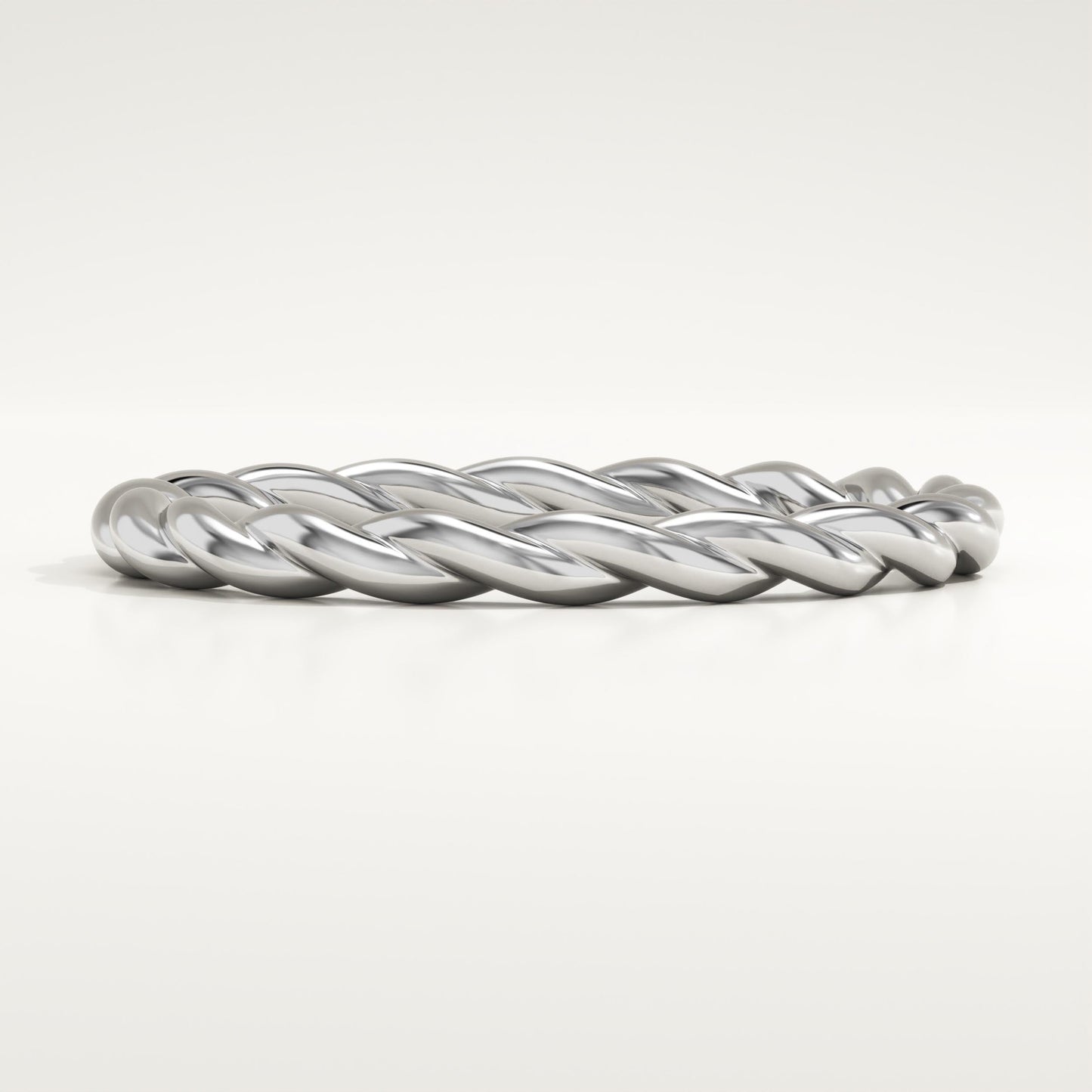 Twisted Shank Wedding Band