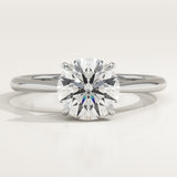2.0 CT Round Cut Solitaire Lab-Grown Diamond Engagement Ring