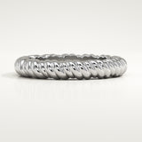 Twisted Shank Wedding Band