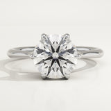 2.0 CT Round Cut Solitaire Lab-Grown Diamond Engagement Ring