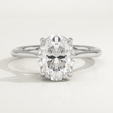 1.5 CT Oval Cut Solitaire Lab-Grown Diamond Engagement Ring
