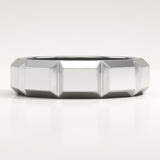 Patterned Wedding Band For Men