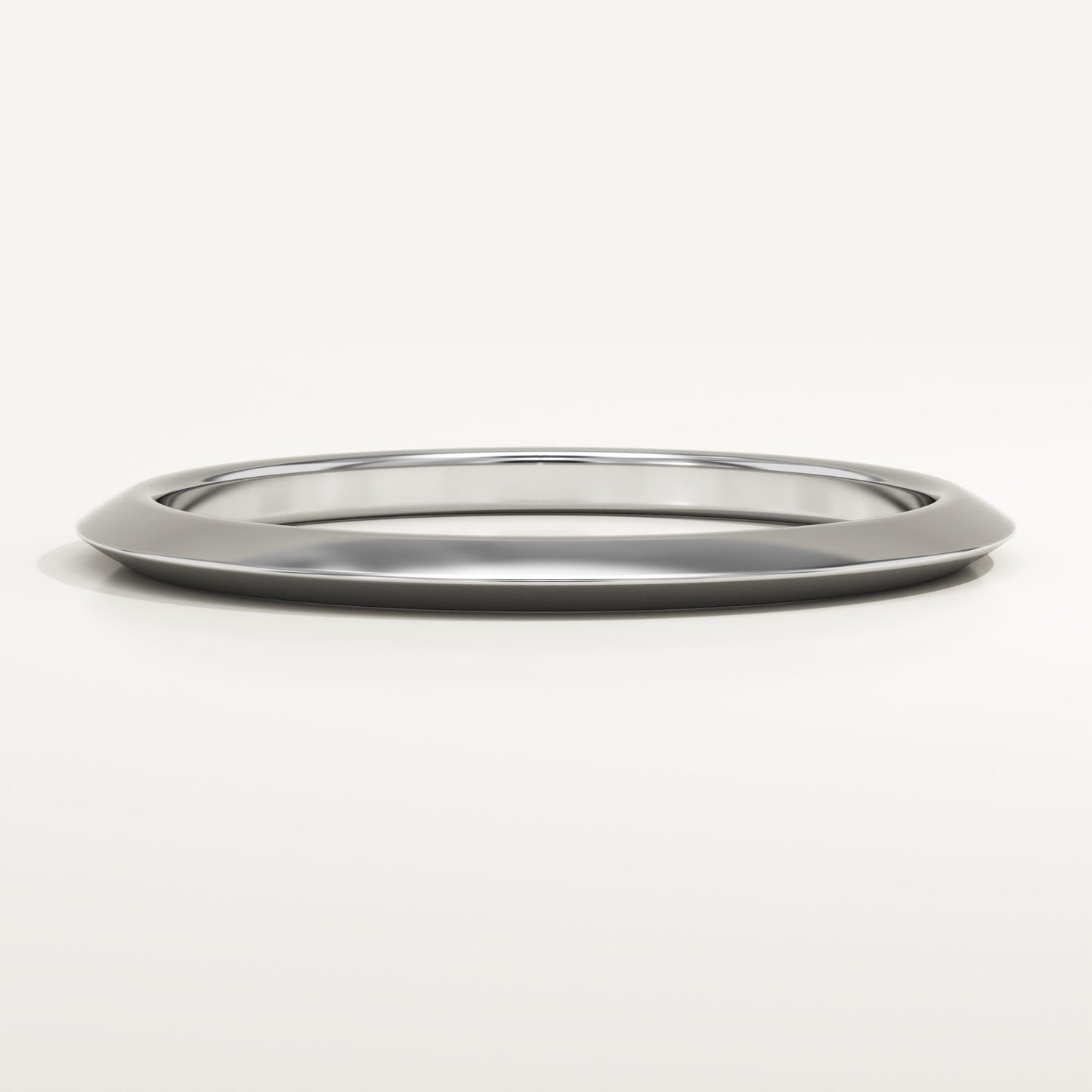 Knife Edge Wedding Band