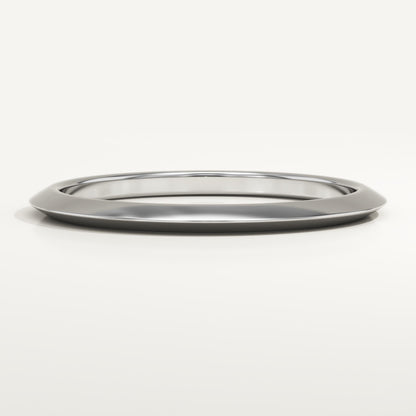 Knife Edge Wedding Band