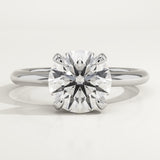 2.0 CT Round Cut Solitaire Lab-Grown Diamond Engagement Ring