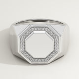 0.18 TCW Round Lab-Grown Diamond Channel Setting Engagement Ring