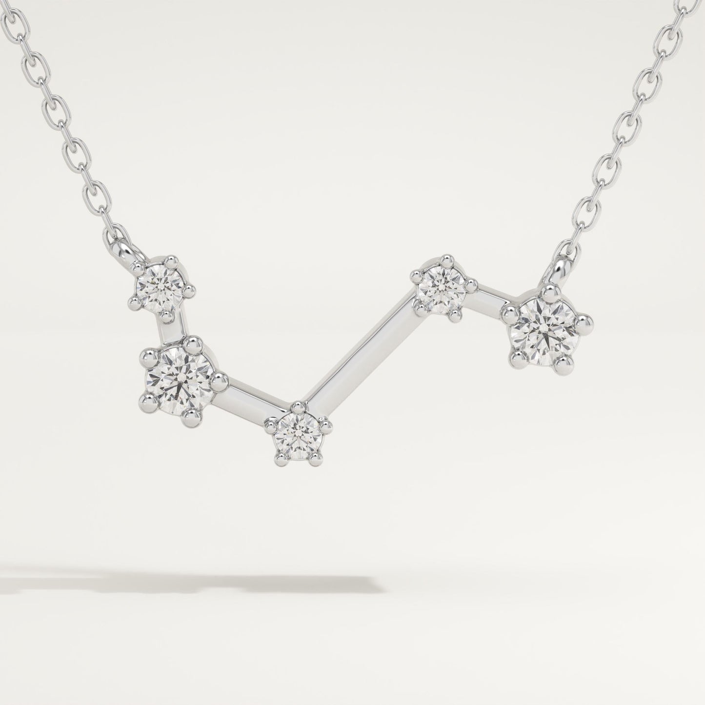 0.16 TCW Round Lab-Grown Diamond Aires Constellation Necklace