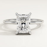 2.0 CT Radiant Cut Solitaire Lab-Grown Diamond Engagement Ring