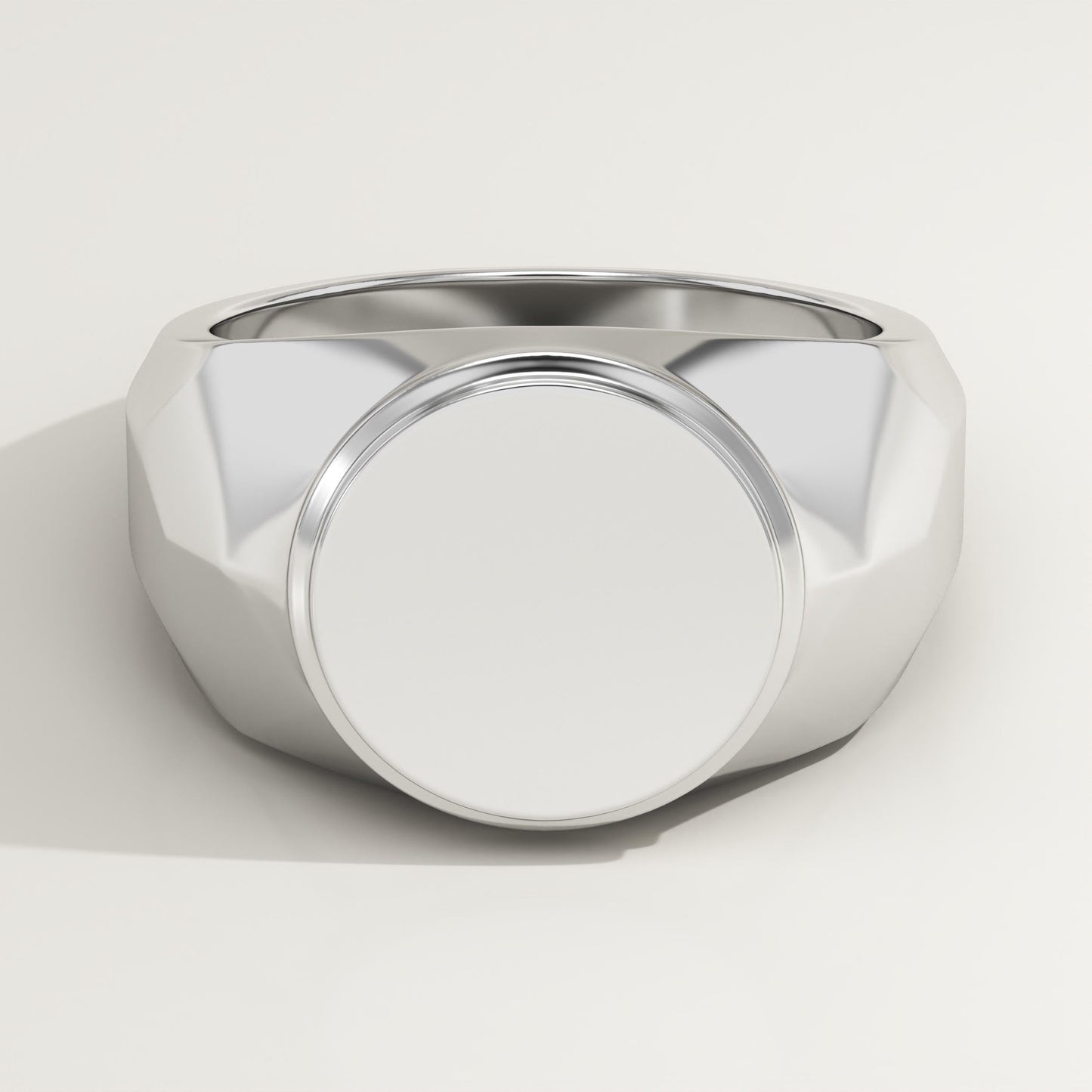 Signet Wedding Band For Men