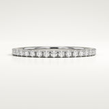 0.18 TCW Round Cut Lab-Grown Diamond Full Eternity Wedding Band