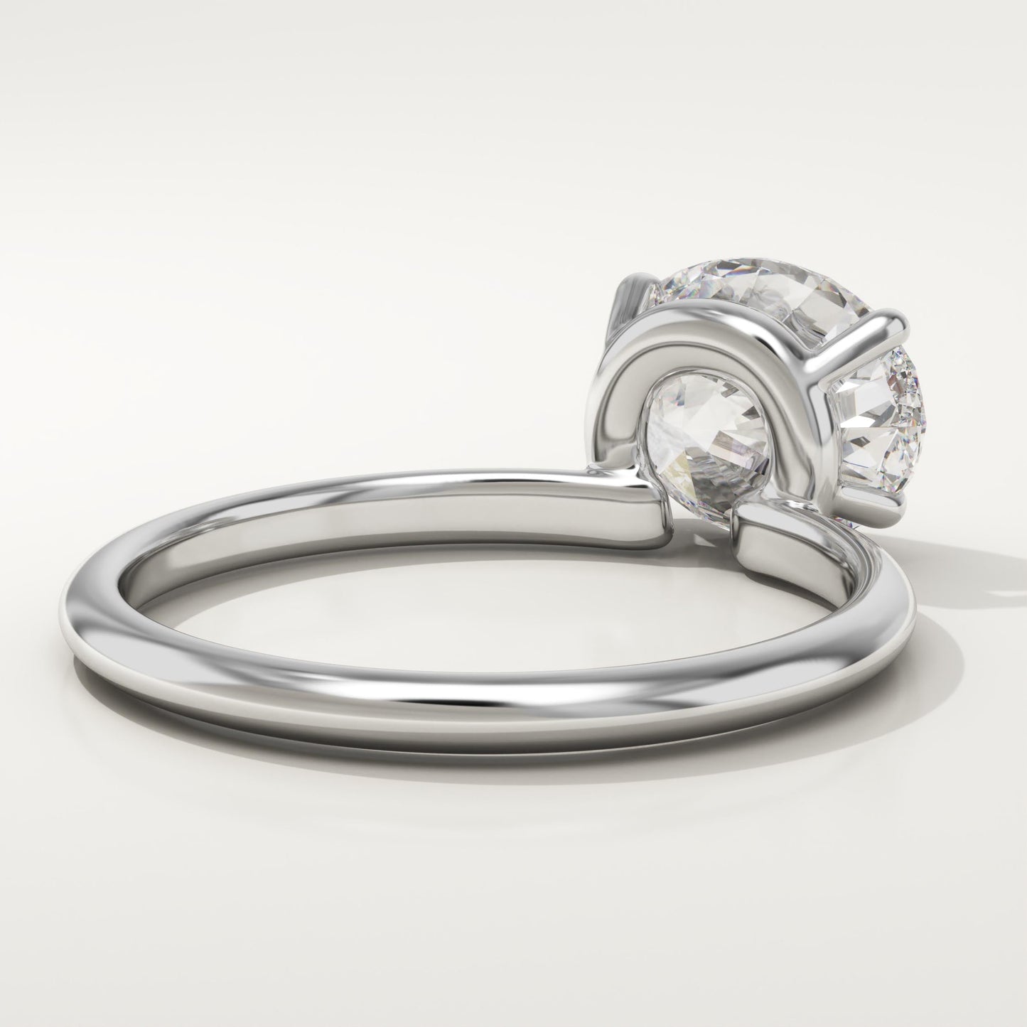 Oval Cut Solitaire Lab-Grown Diamond Engagement Ring
