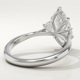 2.0 CT Marquise Cut Three Stone Lab-Grown Diamond Engagement Ring