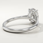 2.0 CT Oval Cut Solitaire Lab-Grown Diamond Engagement Ring