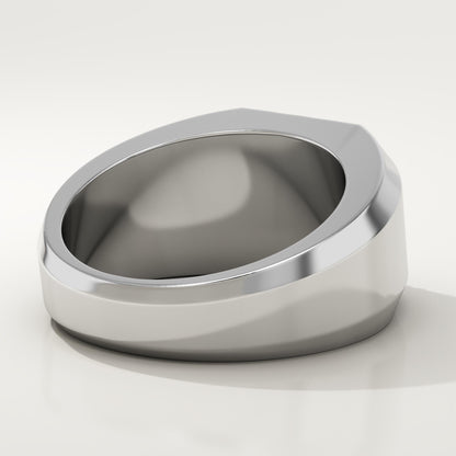 0.46 TCW Round & Baguette Lab-Grown Diamond Multi Stone Wedding Band For Men