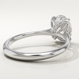 1.5 CT Oval Cut Solitaire Lab-Grown Diamond Engagement Ring