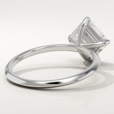 2.0 CT Asscher Cut Solitaire Lab-Grown Diamond Engagement Ring