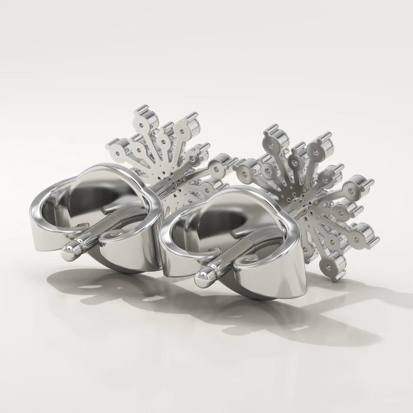 0.408 TCW Round Lab-Grown Diamond Stud Earrings