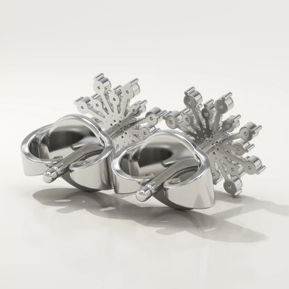 0.408 TCW Round Lab-Grown Diamond Stud Earrings